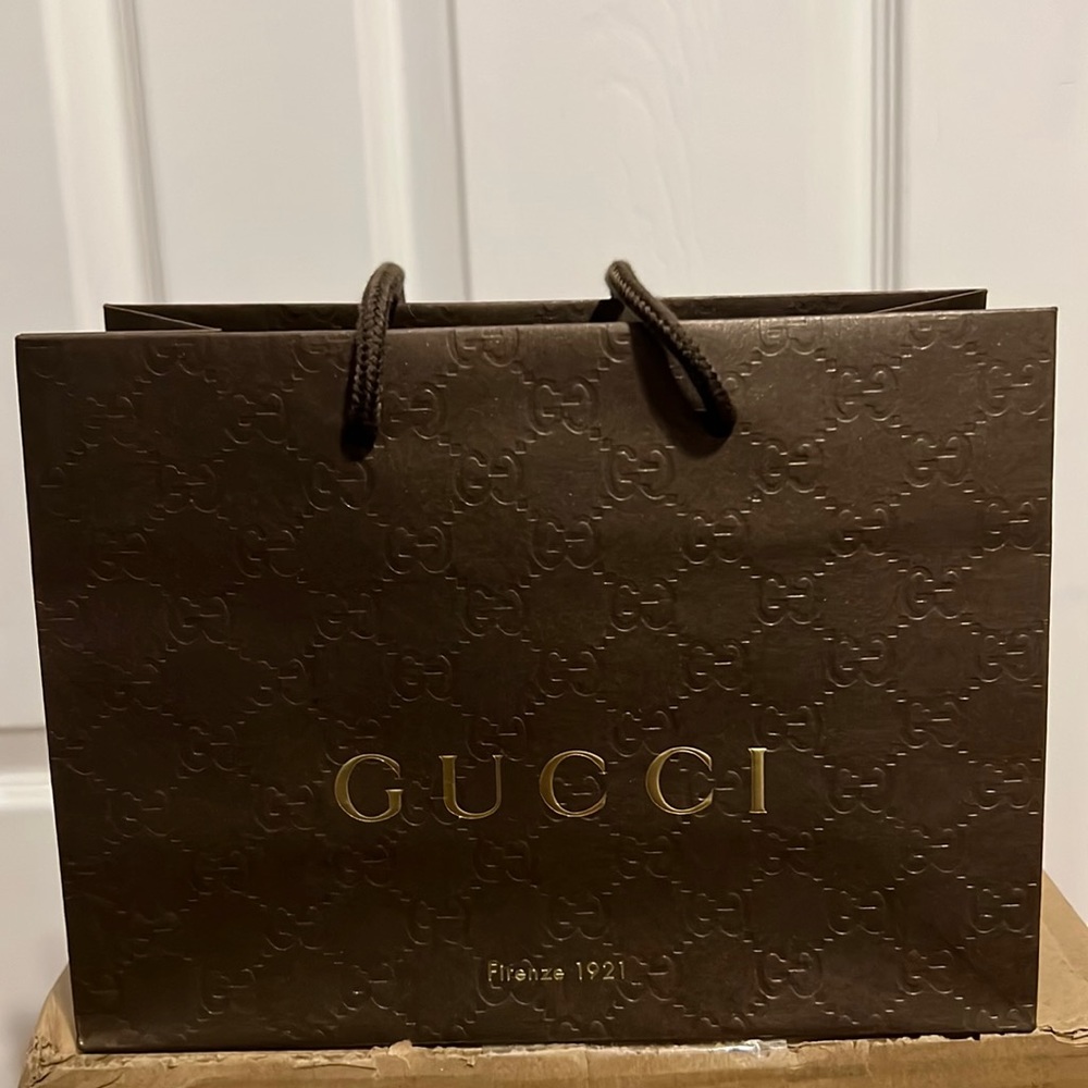 Gucci Brown paper bag